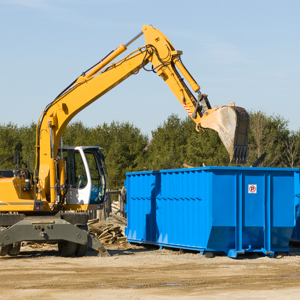 can i rent a residential dumpster for a construction project in Goldston North Carolina